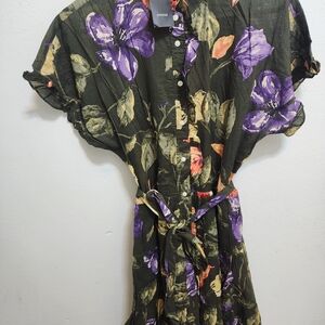 Ralph Lauren Purple Floral Dress
